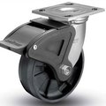 Colson ¬Æ 4 Series Swivel Plate Caster - Nylon Total Lock Brake 8" Dia. 1250 Lb. 4.08199.539 BRK4